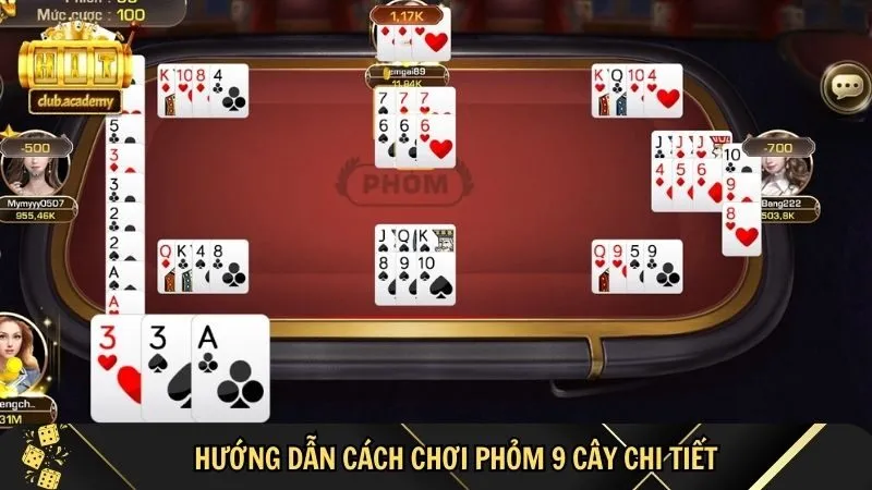 cach choi phom 9 cay chi tiet don gian Cách chơi phỏm 9 cây chi tiết đơn giản