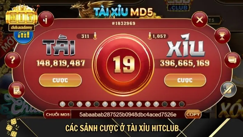 moi sanh cuoc deu dem den nhung su moi me Mỗi sảnh cược đều đem đến những sự mới mẻ tại tài xỉu HitClub